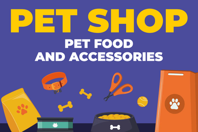 Custom Outdoor Yard Signs Multiple Sizes Pet Food
