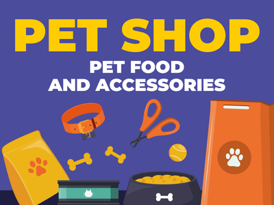Custom Outdoor Yard Signs Multiple Sizes Pet Food