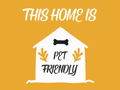 Custom Outdoor Yard Signs Multiple Sizes Pet Friendly Home