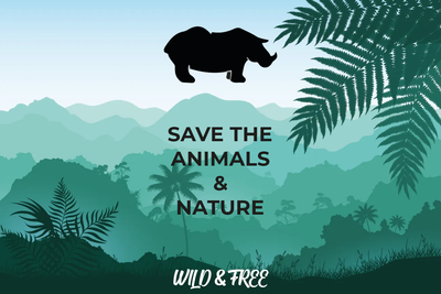 Custom Outdoor Yard Signs Multiple Sizes Save Animals Nature