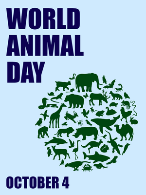 Custom Outdoor Yard Signs Multiple Sizes Happy Animal Day