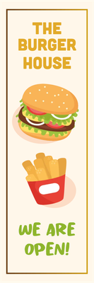 Custom Outdoor Yard Signs Multiple Sizes Burger House