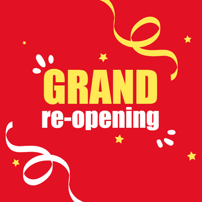 Custom Outdoor Yard Signs Multiple Sizes Grand Re-opening