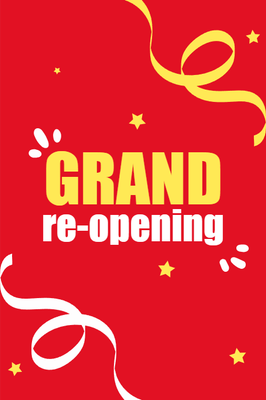 Custom Outdoor Yard Signs Multiple Sizes Grand Re-opening