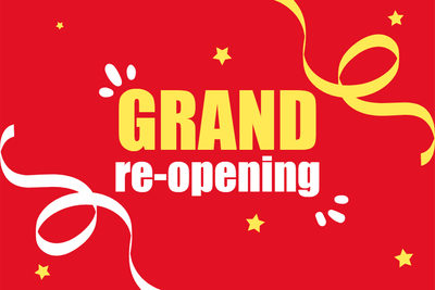 Custom Outdoor Yard Signs Multiple Sizes Grand Re-opening