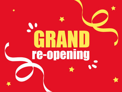 Custom Outdoor Yard Signs Multiple Sizes Grand Re-opening
