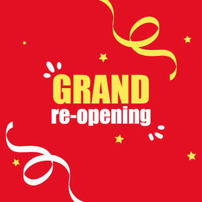 Custom Outdoor Yard Signs Multiple Sizes Grand Re-opening