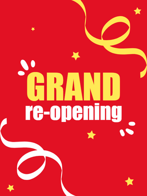 Custom Outdoor Yard Signs Multiple Sizes Grand Re-opening