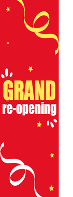 Custom Outdoor Yard Signs Multiple Sizes Grand Re-opening