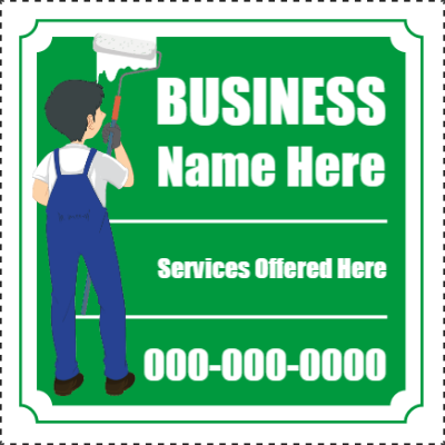 Custom Outdoor Yard Signs Multiple Sizes Business Name