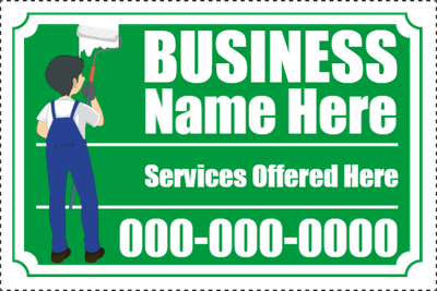 Custom Outdoor Yard Signs Multiple Sizes Business Name