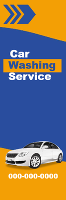 Custom Outdoor Yard Signs Multiple Sizes Car Washing