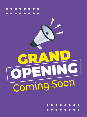 Custom Outdoor Yard Signs Multiple Sizes Grand Opening