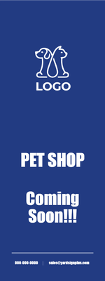 Custom Outdoor Yard Signs Multiple Sizes Pet Shop