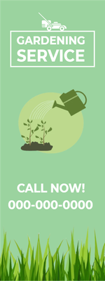 Custom Outdoor Yard Signs Multiple Sizes Gardening Service