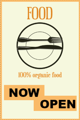 Custom Outdoor Yard Signs Multiple Sizes Organic Food
