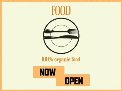 Custom Outdoor Yard Signs Multiple Sizes Organic Food