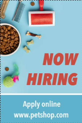 Custom Outdoor Yard Signs Multiple Sizes Now Hiring