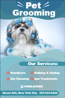 Custom Outdoor Yard Signs Multiple Sizes Pet Grooming
