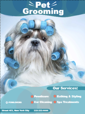 Custom Outdoor Yard Signs Multiple Sizes Pet Grooming