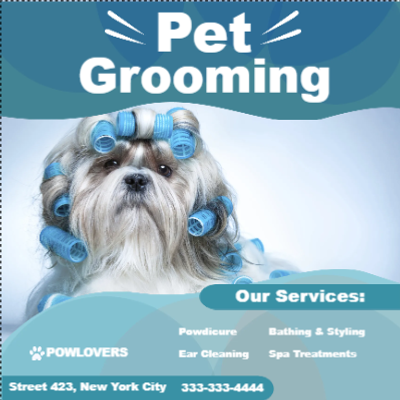 Custom Outdoor Yard Signs Multiple Sizes Pet Grooming