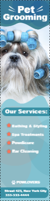 Custom Outdoor Yard Signs Multiple Sizes Pet Grooming