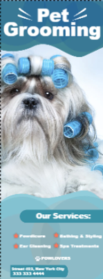 Custom Outdoor Yard Signs Multiple Sizes Pet Grooming