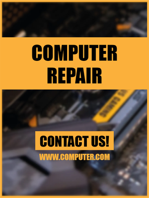 Custom Outdoor Yard Signs Multiple Sizes Computer Repair