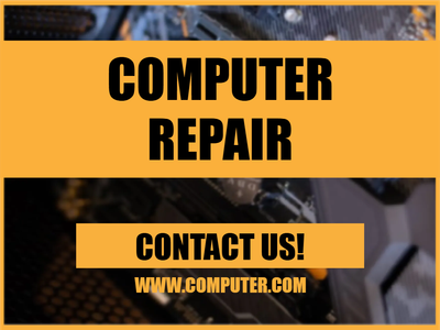 Custom Outdoor Yard Signs Multiple Sizes Computer Repair