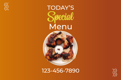 Custom Outdoor Yard Signs Multiple Sizes Special Menu