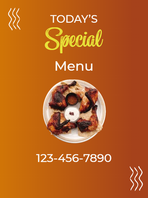 Custom Outdoor Yard Signs Multiple Sizes Special Menu