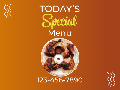 Custom Outdoor Yard Signs Multiple Sizes Special Menu