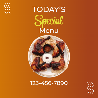 Custom Outdoor Yard Signs Multiple Sizes Special Menu