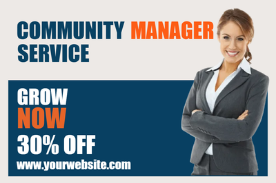 Custom Outdoor Yard Signs Multiple Sizes Community Manager