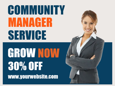 Custom Outdoor Yard Signs Multiple Sizes Community Manager