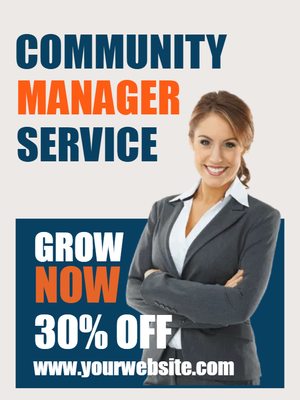 Custom Outdoor Yard Signs Multiple Sizes Community Manager