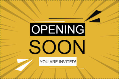 Custom Outdoor Yard Signs Multiple Sizes Opening Soon