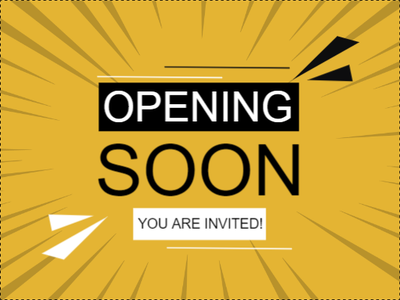 Custom Outdoor Yard Signs Multiple Sizes Opening Soon