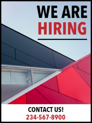 Custom Outdoor Yard Signs Multiple Sizes We Are Hiring