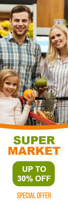 Custom Outdoor Yard Signs Multiple Sizes Supermarket