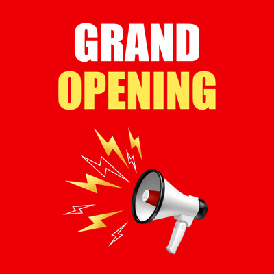 Custom Outdoor Yard Signs Multiple Sizes Grand Opening