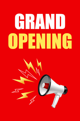 Custom Outdoor Yard Signs Multiple Sizes Grand Opening