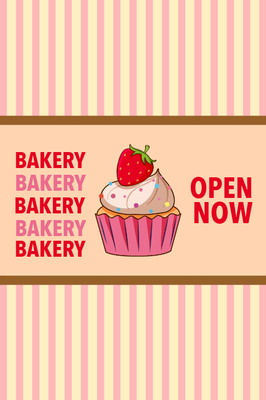 Custom Outdoor Yard Signs Multiple Sizes Bakery Now Open