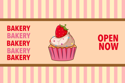 Custom Outdoor Yard Signs Multiple Sizes Bakery Now Open