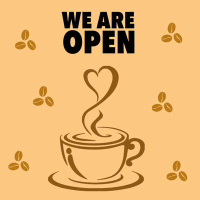 Custom Outdoor Yard Signs Multiple Sizes We Are Open