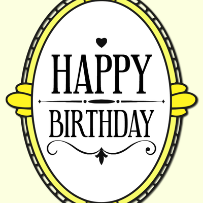 Custom Outdoor Yard Signs Multiple Sizes Happy Birthday Mirror