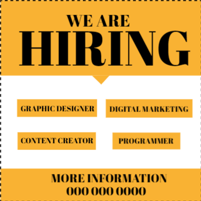 Custom Outdoor Yard Signs Multiple Sizes We Are Hiring