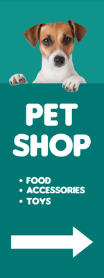 Custom Outdoor Yard Signs Multiple Sizes Pet Shop