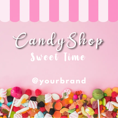 Custom Outdoor Yard Signs Multiple Sizes Candy Store