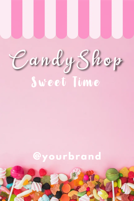 Custom Outdoor Yard Signs Multiple Sizes Candy Store